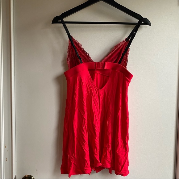 JEZEBEL Women's Demure Chemise in tango red size S NEW - Picture 4 of 7